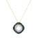 14K Yellow Gold Over Sterling Silver 1/2ctw Diamond Pendant
w\chain(Blue, Yellow, I2-I3 Clarity)