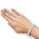 14K White Gold 5.0ctw White Diamond Rectangular Invisible Set Link
Tennis Bracelet
