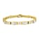 14K Yellow Gold 8.30ctw Baguette and Princess-Cut Diamond Bracelet