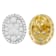 14K Yellow Gold 1 3/4ctw Round Cut Diamond Earrings