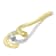 10K Two-Tone Gold Espira 1/10ctw Round Cut Diamond Swirl Pendant With
Chain(I-J, I2-I3)