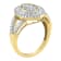 10kt Yellow Gold Diamond Cocktail Ring (1 cttw, H-I Color, SI2-I1 Clarity)