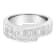 14K White Gold 2.0ctw Channel-Set Mixed-Cut Diamond Bypass Ring Band
(G-H Color, SI1-SI2 Clarity)
