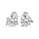 14K White Gold 2.0 Cttw 3-Prong Martini Set Solitaire Lab Grown Diamond
Screwback Stud Earrings