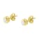 10K Yellow Gold 0.30ctw Round Brilliant-Cut Near Colorless Diamond
Bezel-Set Stud Earrings