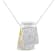 14K Two-tone Gold 2.0ctw Princess Cut Diamond Foldover Box Pendant 18”
Box Chain