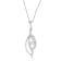 10K White Gold Espira Diamond Accent Open Cascade Pendant w\chain
1/10ctw, J-K Color, I1-I2 Clarity