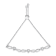 Sterling Silver .10ctw Diamond Triple Heart-in-Infinity Bolo Style
Adjustable Bracelet