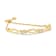 14K Yellow Gold Over Sterling Silver Diamond Accent Alternating Bolo
Bracelet- 6" to 9" Adjustable