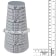 Sterling Silver 1.00 Cttw Round Diamond X-Link Bracelet (I-J Color,
I2-I3 Clarity) - Size 7"