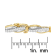 14K Yellow Gold 3.0ctw Round and Baguette Cut Winding Love Diamond Bracelet