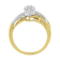 0.50ctw Marquise Diamond Cluster Split Shank 10K Yellow and White Gold Ring