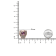 18K Rose Gold Cushion Amethyst with Brown and White Diamonds Cluster
Geometrical Statement Earrings