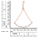 14K Rose Gold Over Sterling Silver Diamond Accent Heart and Wave Bolo
Bracelet - 6" to 9" Adjustable