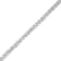 Sterling Silver 1.0 Cttw Diamond Square Frame Tennis Bracelet