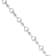 Sterling Silver .25ctw Round-Cut Diamond Alternating Heart and Leaf Link Bracelet