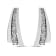 Sterling Silver 1/2 Cttw Round Diamond Graduated Huggie Earrings (I2-I3
Clarity, I-J Color)