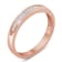 10K Rose Gold Over Sterling Silver 1/5ctw Diamond Channel-Set Band Ring
(H-I Color, I1-I2 Clarity)