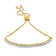 10K Yellow Gold Over Sterling Silver Miracle-Set Diamond Accent 6”-9”
Adjustable Beaded Bolo