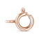 10K Gold Over Sterling Silver Two-tone 1/4ctw Miracle-Set Champagne
Diamond Triple Circle Necklace