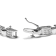 14K White Gold 2.0ctw Princess Diamond Invisible Set Link Bracelet (H-I
Color, SI2-I1 Clarity) - 7"