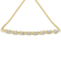 10K Yellow Gold Over Sterling Silver .10ctw Diamond Heart and X-Link
6”-9” Adjustable Bolo Bracelet