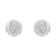 Sterling Silver .75ctw Mixed Diamond Love Knot Stud Earring (I-J Color,
I2-I3 Clarity)