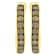 10K Yellow Gold and Black Rhodium Plated 1.0ctw Round-Cut Champagne
Diamond Hoop Earrings
