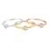 14K Gold Over Sterling Silver 1/6ctw Diamond Stacking Promise Ring Set/3
(J-K Color, I1-I2 Clarity)