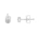 10K White Gold 0.15ctw Round Brilliant-Cut Near Colorless Diamond
Bezel-Set Stud Earrings
