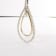 14K Two-Tone Gold Round Cut Diamond Double Burst Pendant Necklace 1.00ctw