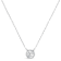 10K White Gold AGS Certified 1/5ctw Diamond Solitaire 16-18"
Necklace (H-I Color, SI1-SI2 Clarity)