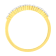 10K Yellow Gold IGI Certified 1/4ctw Diamond Band Style Ring (I-J Color,
I2-I3 Clarity)