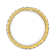 10.33ctw Coco and White Diamond 10K Gold 5-Row Tennis Bracelet