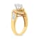 14K Yellow Gold Mixed Cut Diamond Marquise Shaped Ring (1 1/4ctw, G-H
Color, SI1-SI2 Clarity)