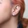 14K White Gold 2.00 Cttw Lab Grown Diamond Cluster Stud Earrings (G-H
Color, VS1-VS2 Clarity)