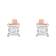 14K Rose Gold Over Sterling Silver 1/2ctw Diamond Solitaire
Miracle-Plate Stud Earrings