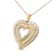 1.50ctw Baguette Diamond 14K Yellow Gold Over Sterling Silver Heart
Pendant Necklace
