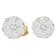 14K Yellow Gold 3/4ctw Round Cut Diamond Stud Earrings