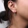 18K Two-Tone Gold Round Tsavorite and Round Brown Diamonds Halo Drop
Hoop Earrings