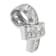 14K White Gold 2ctw Princess and Baguette Cut Diamond Ribbon Pendant
w\chain(H-I, SI-SI2)