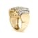 10 Yellow Gold 2.00ctw Diamond Multi Row Band Ring (I-J Color, I1-I2 Clarity)