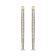 10k Yellow Gold Round Cut Diamond Earrings 1.0ctw