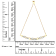14K Yellow Gold Over Sterling Silver 1/10ctw Diamond Wave and Hearts
Bolo Bracelet 4"-10" Adjustable