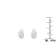 10K White Gold 0.15ctw Round Brilliant-Cut Near Colorless Diamond
Bezel-Set Stud Earrings