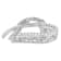 Sterling Silver 1/4ctw Round Diamond Ribbon and Heart Accent Pendant
w\chain(H-I, I2-I3)