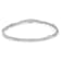 10K White Gold 3.0ctw Geometric Pattern Diamond Tennis Bracelet