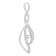 10K White Gold Espira Diamond Accent Open Cascade Pendant w\chain
1/10ctw, J-K Color, I1-I2 Clarity