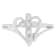 10K White Gold Diamond-Accented Cross & Open Heart Promise Fashion
Ring (H-I Color, I1-I2 Clarity)