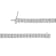 0.16ctw Diamond Chevron Sterling Silver Tennis Bracelet